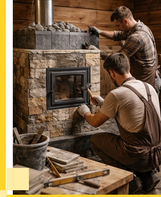 Облицовка банной печи в Вичуге от 15239 р. | ЭриданВчг