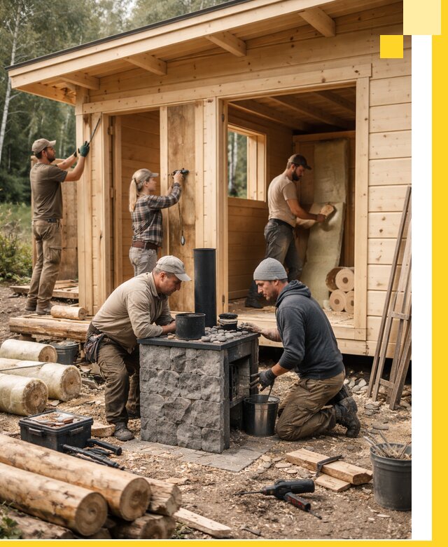 Купить баню под ключ в Вичуге строительство монтаж отделка