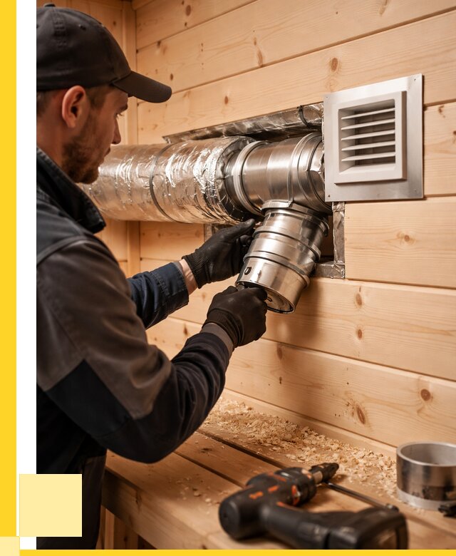 Монтаж вентиляции бани в Вичуге от 12191 р. | ЭриданВчг