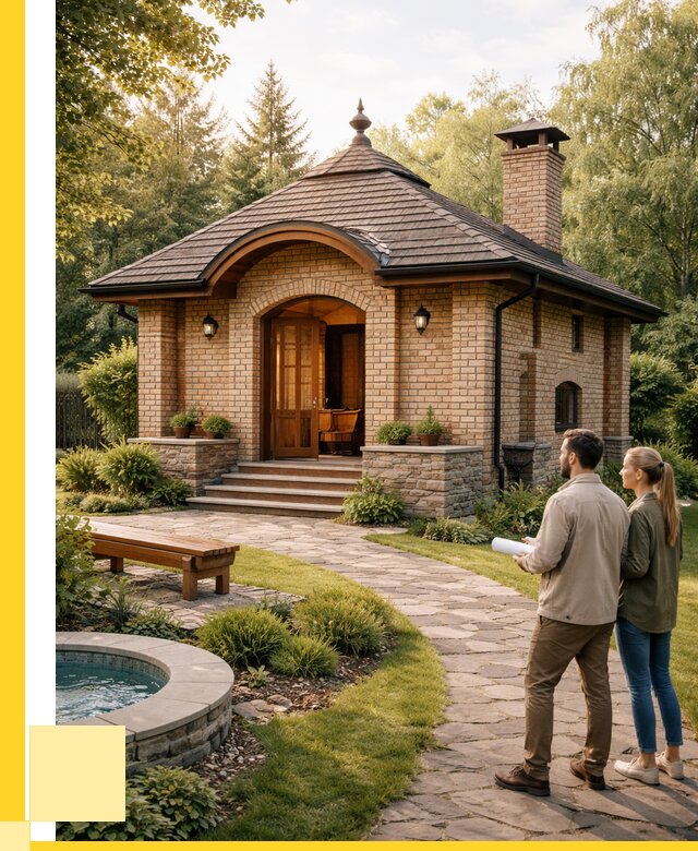 Проект кирпичной бани в Вичуге от 30477 р. | ЭриданВчг