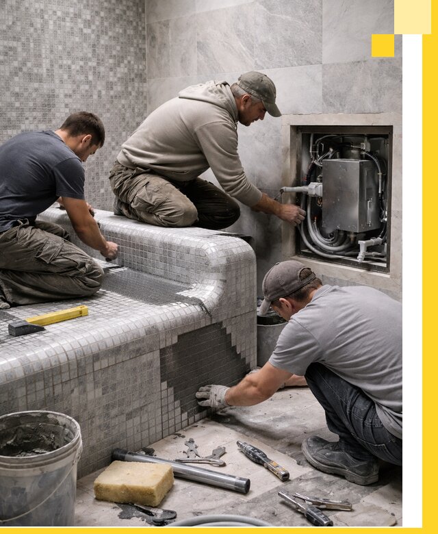 Проекты хамамов под ключ в Вичуге и дизайн и строительство