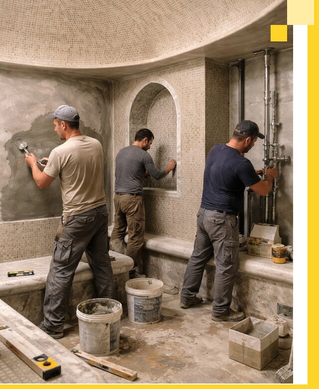 Профессиональный монтаж хамамов под ключ в Вичуге с гарантией