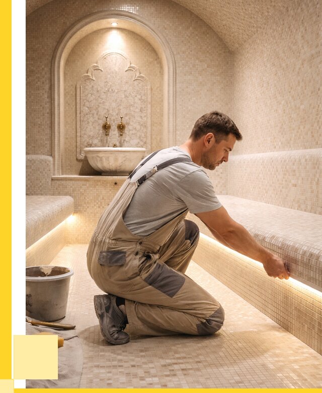 Отделка хамамов под ключ в Вичуге от 5587 р. | ЭриданВчг