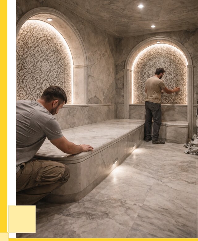 Турецкие бани под ключ в Вичуге от 253975 р. | ЭриданВчг