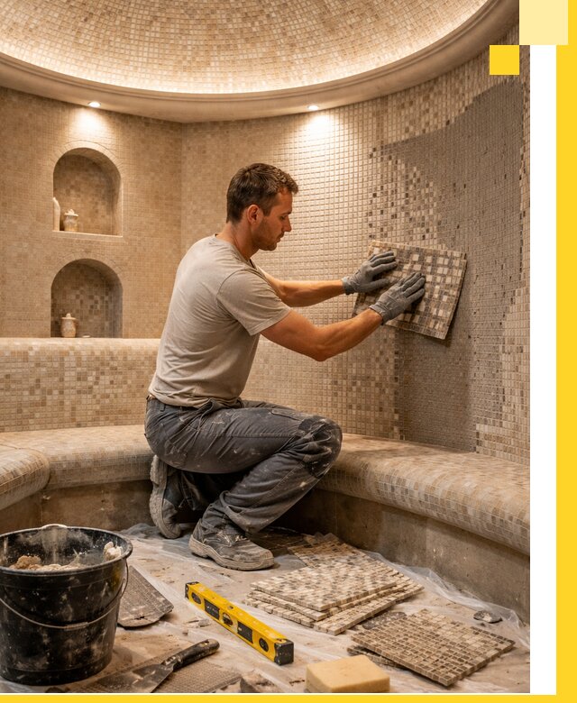 Устройство и монтаж домашнего хамама под ключ в Вичуге