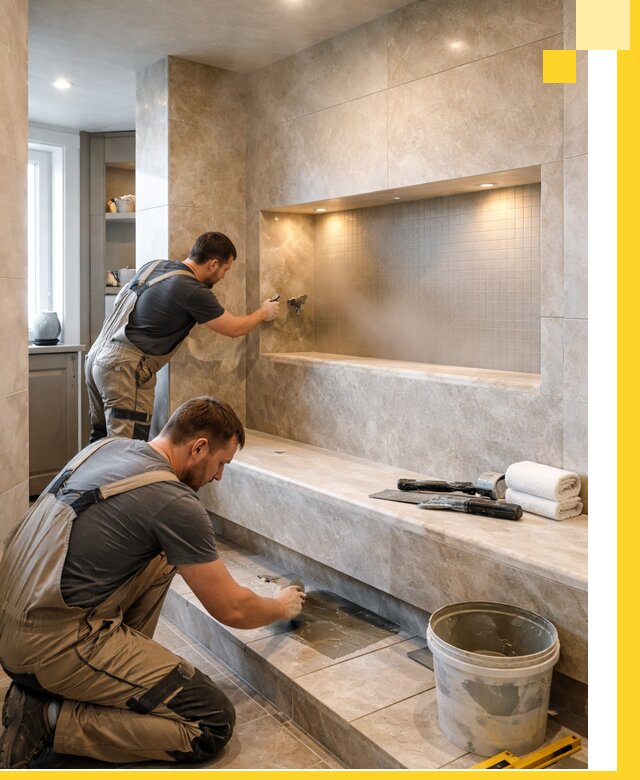 Профессиональное строительство хамама в квартире в Вичуге