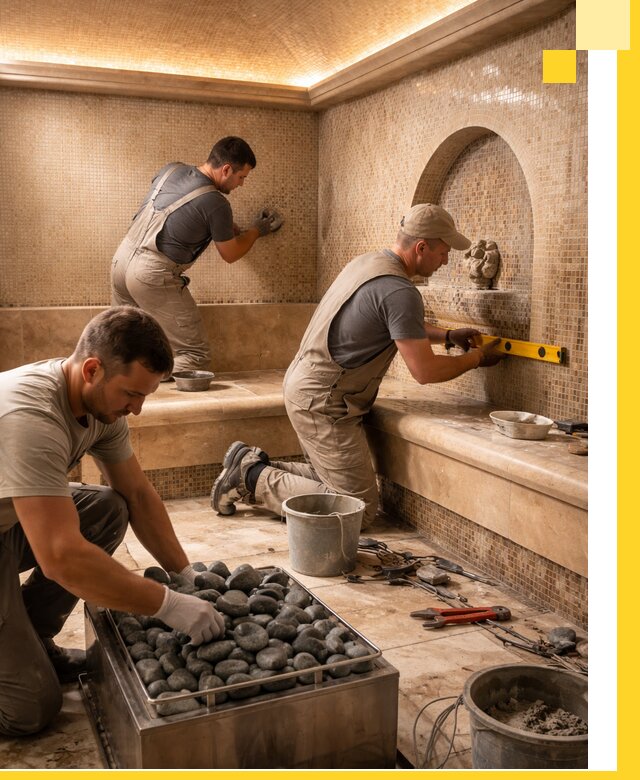 Проектирование и строительство хамама и сауны в Вичуге