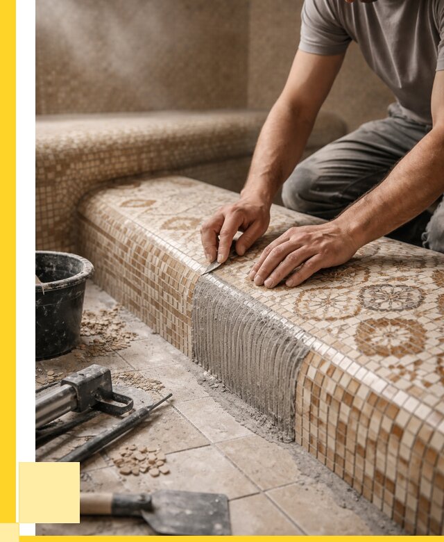 Плитка для хамама под ключ в Вичуге от 3556 р. | ЭриданВчг