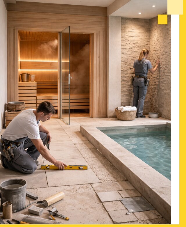 Комплексный дизайн и отделка интерьеров SPA под ключ в Вичуге